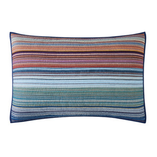 Thumbnail 6: Brooklyn Loom Brooklyn Loom Met Stripe Yarn Dye Quilt Set 