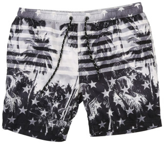 Thumbnail 1: Distortion Distortion Mens Americana Palm Print Boardshorts 