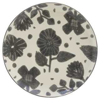 Thumbnail 4: Baum Baum Legacy Grey Floral 16 pc Dinnerware Set 