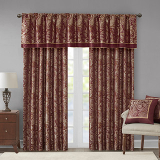Thumbnail 8: Madison Park Madison Park Aubrey Window Valance 