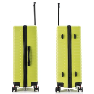 Thumbnail 5: INUSA INUSA Deep Hardside Lightweight Spinner 3 pc Luggage Set 