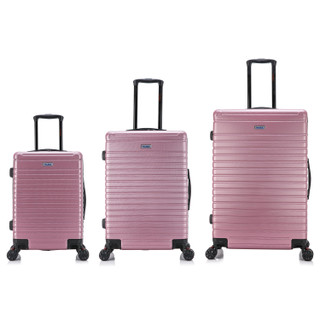Thumbnail 2: INUSA INUSA Deep Hardside Lightweight Spinner 3 pc Luggage Set 