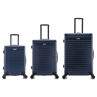 Thumbnail 2: INUSA INUSA Deep Hardside Lightweight Spinner 3 pc Luggage Set 