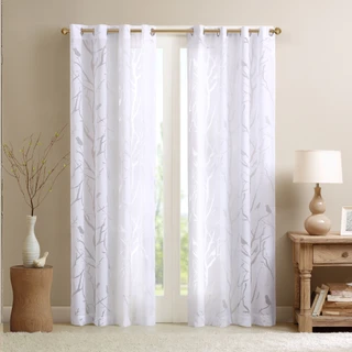 Thumbnail 4: Madison Park Madison Park Averil Window Curtain Panel 