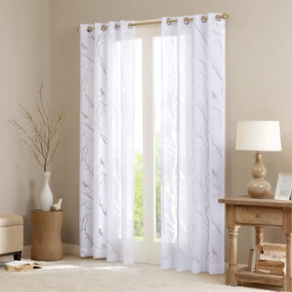 Thumbnail 8: Madison Park Madison Park Averil Window Curtain Panel 