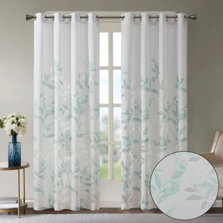 Thumbnail 4: Madison Park Madison Park Cecily Window Curtain Panel 