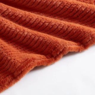 Thumbnail 10: Eddie Bauer Eddie Bauer Ribbed Super Soft Stripe Solid Microfleece Throw 