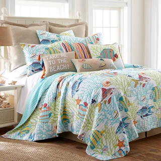 Thumbnail 9: Levtex Home Levtex Home Beachwalk Coastal Reversible Quilt & Sham Set 