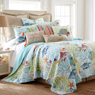 Thumbnail 10: Levtex Home Levtex Home Beachwalk Coastal Reversible Quilt & Sham Set 