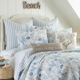 Thumbnail 12: Levtex Home Levtex Home Galapagos Coastal Reversible Quilt & Sham Set 