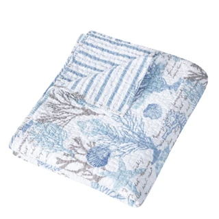 Thumbnail 4: Levtex Home Levtex Home Galapagos Coastal Reversible Throw 