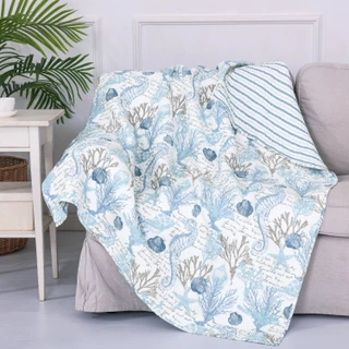 Thumbnail 2: Levtex Home Levtex Home Galapagos Coastal Reversible Throw 