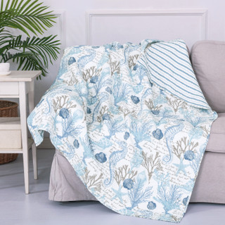 Thumbnail 1: Levtex Home Levtex Home Galapagos Coastal Reversible Throw 