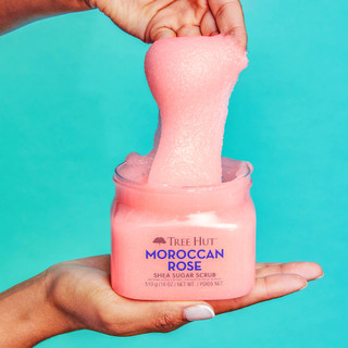 Thumbnail 8: Tree Hut Tree Hut 18 oz Moroccan Rose Shea Sugar Scrub 
