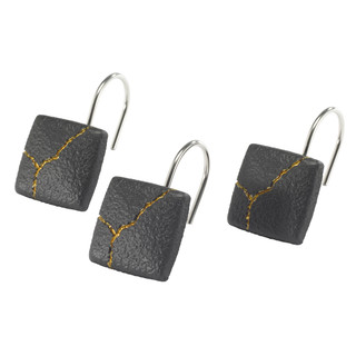 Thumbnail 2: Nicole Miller Sydney Bathroom Collection Shower Hooks Set of 12 