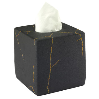 Thumbnail 3: Nicole Miller Sydney Bathroom Collection Tissue Box Cover 