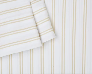 Thumbnail 5: Cathay Home Cathay Home Striped Microfiber Sheet Set 