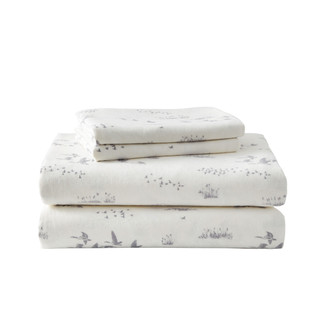 Thumbnail 2: Eddie Bauer Eddie Bauer Geese Meadow Cotton Flannel Sheet Set 