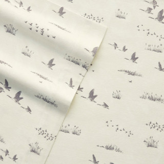 Thumbnail 10: Eddie Bauer Eddie Bauer Geese Meadow Cotton Flannel Sheet Set 