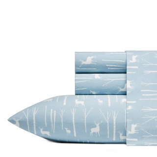 Thumbnail 4: Eddie Bauer Eddie Bauer Birch Forest Cotton Flannel Sheet Set 