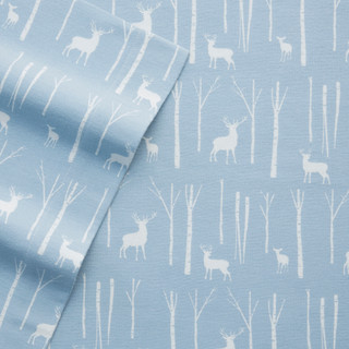 Thumbnail 10: Eddie Bauer Eddie Bauer Birch Forest Cotton Flannel Sheet Set 