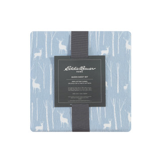 Thumbnail 8: Eddie Bauer Eddie Bauer Birch Forest Cotton Flannel Sheet Set 