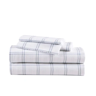 Thumbnail 4: Eddie Bauer Eddie Bauer Westridge Plaid Cotton Flannel Sheet Set 