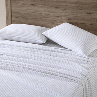 Thumbnail 2: Eddie Bauer Eddie Bauer Trail Stripe Cotton Flannel Sheet Set 