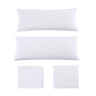Thumbnail 6: Eddie Bauer Eddie Bauer Solid White Cotton Flannel Sheet Set 
