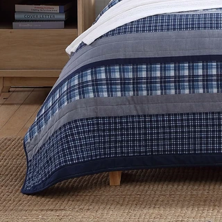 Thumbnail 20: Nautica Nautica Addison Reversible Cotton Quilt Set 