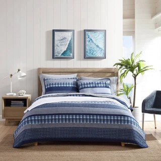 Thumbnail 8: Nautica Nautica Addison Reversible Cotton Quilt Set 