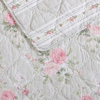 Thumbnail 28: Laura Ashley Laura Ashley Melany 100% Cotton Reversible Quilt Set 