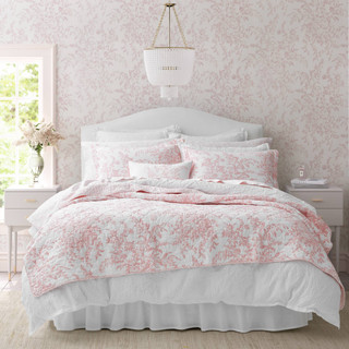 Thumbnail 1: Laura Ashley Laura Ashley Bedford 100% Cotton Reversible Quilt 