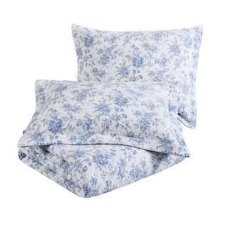 Thumbnail 24: Laura Ashley Laura Ashley Walled Garden 100% Cotton Reversible Quilt Set 