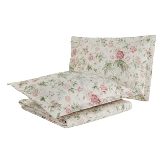 Thumbnail 28: Laura Ashley Laura Ashley Breezy Floral 100% Cotton Reversible Quilt Set 