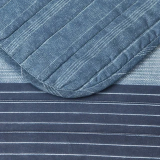 Thumbnail 40: Nautica Nautica Ridgeport 100% Cotton Reversible Quilt Set 