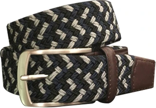 Thumbnail 1: Greg Norman Collection Greg Norman Collection Mens Braided 35mm Stretch Belt 