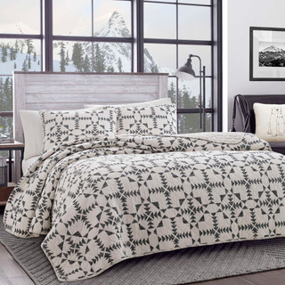 Thumbnail 4: Eddie Bauer Eddie Bauer Arrowhead 100% Cotton Reversible Quilt Set 