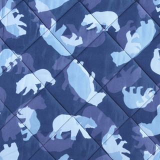 Thumbnail 18: Eddie Bauer Eddie Bauer Kids Camp Camo Bear Reversible Quilt Set 