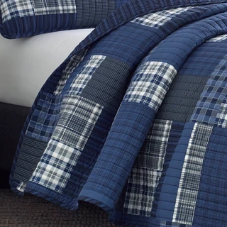 Thumbnail 32: Eddie Bauer Eddie Bauer Eastmont 100% Cotton  Reversible Quilt Set 