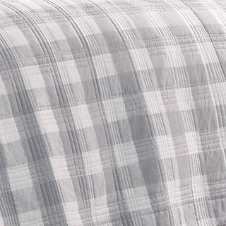 Thumbnail 16: Eddie Bauer Eddie Bauer Lakehouse Plaid 100% Cotton Reversible Quilt Set 