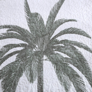 Thumbnail 12: TOMMY BAHAMA Tommy Bahama Palm Island 100% Cotton Reversible Quilt 
