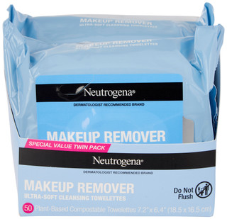 Thumbnail 1: NEUTROGENA Neutrogena 2-Pk Scented Makeup Remover Cleansing Towelettes 