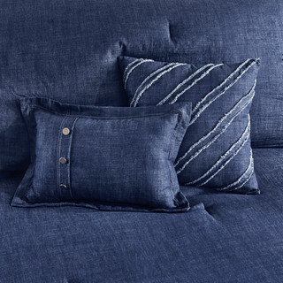 Thumbnail 35: Woolrich Woolrich Perry Oversized Denim Comforter Set 