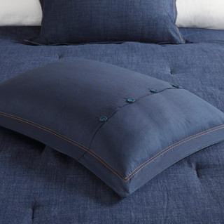 Thumbnail 20: Woolrich Woolrich Perry Oversized Denim Comforter Set 
