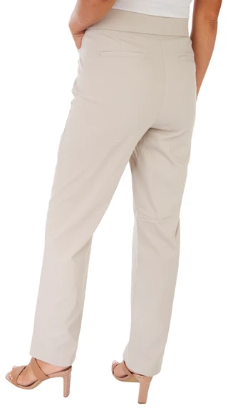 Thumbnail 2: Coral Bay Coral Bay Womens 30 in. Solid Millenium Slimming Pants 