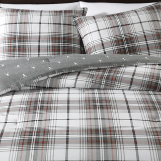 Thumbnail 44: Eddie Bauer Eddie Bauer Alder Plaid 100% Cotton Comforter Bedding Set 