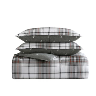 Thumbnail 48: Eddie Bauer Eddie Bauer Alder Plaid 100% Cotton Comforter Bedding Set 