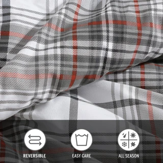 Thumbnail 60: Eddie Bauer Eddie Bauer Alder Plaid 100% Cotton Comforter Bedding Set 