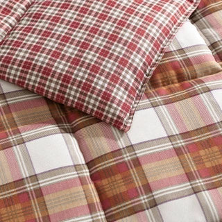 Thumbnail 40: Eddie Bauer Eddie Bauer Edgewood Plaid Micro Suede Comforter Bedding Set 